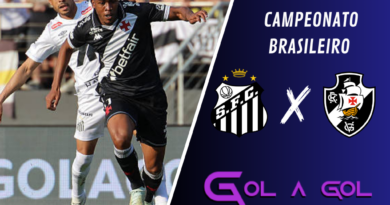 Santos vs Vasco pelo Campeonato Brasileiro